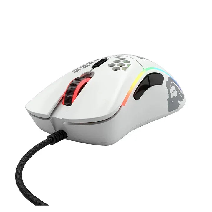 Glorious Model O Wired Gaming Mouse - Matte White - Tashqila Glorious Model O Wired Gaming Mouse - Matte White - Tashqila